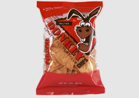 Salted Snack Size Donkey Chips information